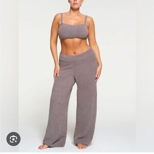 SKIMS cozy pants in grey chalk